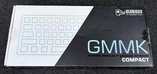 Glorious GMMK Compact Prebuilt Keyboard White Brown Prebuilt US 61 Key NEW picture