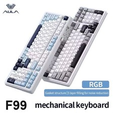AULA F99 Wireless Gaming Keyboard Mechanical Tri-Mode Hot-Swappable Gasket Mount picture