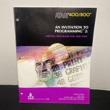 An Invitation To Programming: 2 Writing Program One Two CX4106 Atari 400/800 picture