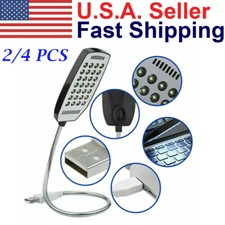 2/4Pcs 28LED USB Light Flexible Computer Notebook Laptop PC Desk Reading Lamp picture