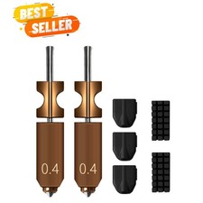 2 Pcs 0.4MM Integrated Adventurer 5X Nozzle Kit for Flashforge AD5X 3D Printe... picture