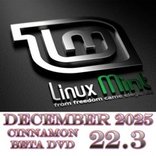 Linux Mint 22.3 “Beta” Cinnamon – Bootable Live/Installer DVD (64‑Bit) picture