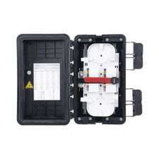Fiberhome FDP420F Serial Fiber Distribution Box, 96 Splices, IP65, Black Color picture