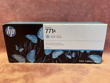 Genuine OEM HP DesignJet 771a Ink Cartridge Light Cyan B6Y20A Date: August 2026 picture