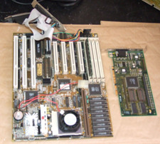 Abit AB-PH5 Socket 7 ISA PCI AT motherboard + Pentium-120MHz CPU & 16Mb Ram picture