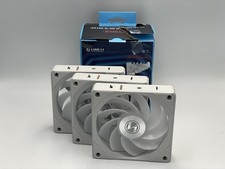 Lian Li UNI FAN SL-INF WIRELESS 120 Reversed  120mm Case Fan - White (3 Pack) picture