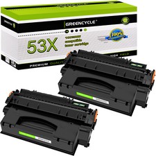 GREENCYCLE 2PK Q7553X 53X Toner For HP Laserjet P2014 P2015 M2727 MFP M2727nf picture