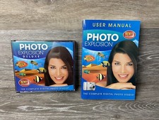 Photo Explosion Deluxe Complete Digital Photo Studio 4 Discs And User Manual picture