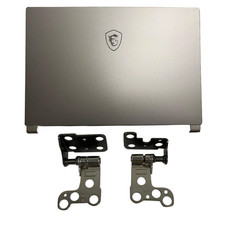 For MSI P65 8RF GS65 MS-16Q3 MS-16Q5 Silver Laptop LCD Back Cover+Screen Hinges picture