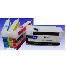 4 Refillable Empty Cartridges For HP 711 711XL Designjet T120 T520 picture