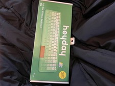 HEYDAY Full Size Wireless Keyboard Green Round Keycaps QWERTY English 105 picture