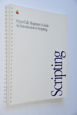 1989 Apple HYPERTALK Beginners Guide Intro to SCRIPTING Manual 030-3917-A Book picture