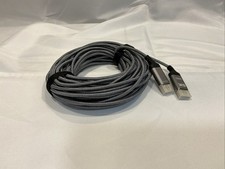 Capshi 50FT Fiber Optic DisplayPort 1.4 Cable 8K@60Hz 4K@144Hz Braided Gray2664u picture