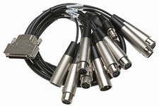 Digigram SC199600101 LoLa280 Sound Card XLR 8 Channel Recording Breakout Cable picture