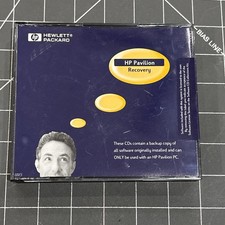New Sealed HP Pavilion Recovery Software CDs & OfficeJet V Series Driver Discs picture