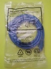 Monoprice 7 ft 550MHz Category 6 Ethernet Network Cable - Blue - Patch Cord UTP picture