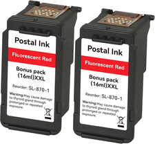 High Capacity SL-870-1 XXL Red Ink Cartridge Compatible SL870-1 SL8701 XXL Fluor picture