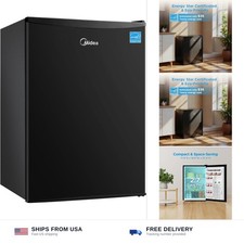 Midea 2.7 Cu.ft Mini Fridge, Energy Star Certified, Low Noise for Office | Ad... picture