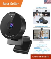 C950 1080P Webcam, USB Webcam with Microphone&Physical Privacy Cover picture