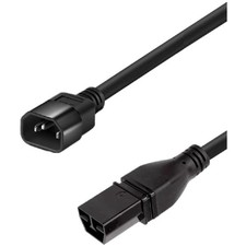 10ft Black C14 to SAF-D-Grid T-Latch Power Cord picture