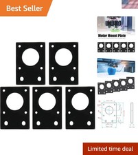 5 Pcs Gantry Plate, 3D Printer Stepper Motor Mounting Plate, Aluminum Plate w... picture