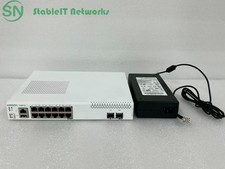 ARISTA CCS-710P-12 12x1G PoE & 2x 10G SFP+ Switch 710P-12 With 54V Power Adapter picture