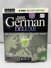 NEW Instant Immersion German Deluxe PC CD Language Learning Curriculum SEALED picture
