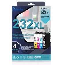 232XL Ink Replacement for Epson XP-4200 WF-2930 XP-4205 Printers 4 PK  picture