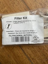 NIP 5 Suttle Phone High Speed Internet In Line Filters Kit FILTPACKW5IL (KITVZC) picture