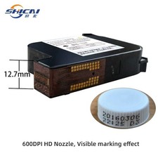 3pcs Red Ink Replacement Cartridge for 12.7mm Fast Dry Handheld Printer picture