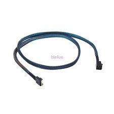 Slim Line SAS 4.0 SFF-8654 4i 38pin to HD Mini SAS SFF-8643 36pin Cable 100cm/1M picture