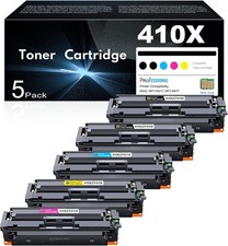 410A Toner Cartridges 4 Pack High Yield Replacement for HP 410A 410X to Use w... picture