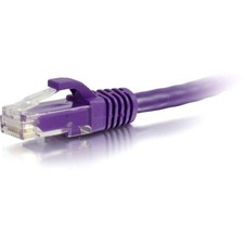 C2G 100ft Cat6 Snagless Unshielded (UTP) Network Patch Cable - Purple picture