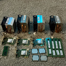 Intel Core i3-4160 CPU Lot w/ CPU Coolers, HP RAM & PCIe WiFi Cards picture