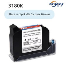 3pcs Blue Refill Ink Cartridge Fast Drying for 12.7mm Handheld Inkjet Printer picture