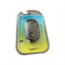 Logitech M340 Wireless Compact Mouse Confetti Design Silent Clicks NEW picture