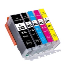 Ink Cartridges Color Set for PGI-280XXL CLI-281XXL Canon TR7520 TR8520 TS8120 picture