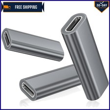 USB C Female to Female 3-Pack Adapter | 100W PD Fast Charging & Data Transfer picture