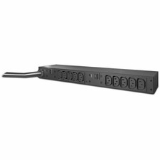 APC NetShelter Basic Rack PDU, 1U, 30A, 208V, 10 C13 outlets picture