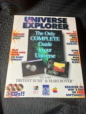 Vintage 1996 Universe Explorer and Mars Rover 2 CD-ROM BIG BOX picture