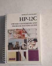 HP-12C  Owner’s Handbook And Problem-Solving Guide Hewlett-Packard Calculator Bk picture