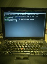 Librebooted Lenovo T400 Thinkpad Running OpenBSD, 1TB SSD (encrypted), 8GB RAM picture