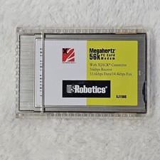 US Robotics Megahertz 56k PC Card Modem XJ1560 with xjack connector  picture