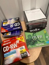 Lot of 30 CD-RW , CD-R , Memorex , Sony picture