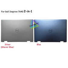 For Dell Inspiron 16 Plus 7640 7645 2-in-1 Touch Back Cover Top Case Silver/Blue picture