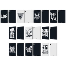 OFFICIAL PEANUTS ROCK TEES LEATHER BOOK WALLET CASE COVER FOR APPLE iPAD picture