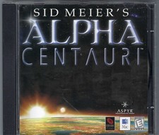 ITHistory SOFTWARE IBM (1999) ALPHA CENTAURI  Sid Meier Electronic Arts)  CD picture