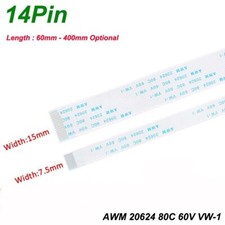 14Pin FFC Flexible Ribbon Cable Flat Wires Pitch 0.5/1mm PCB Board Transmission picture