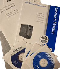 Dell Dimension 3000 Systems OWNER'S MANUAL And Application Discs Only 2004 picture