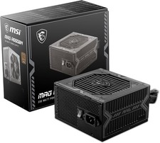 MSI MAG A550BN, Non-Modular Compact 550W Power Supply, 80+ Bronze,  picture